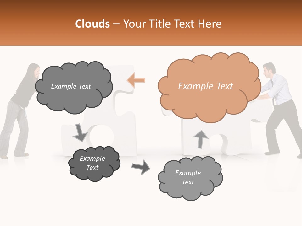 Challenge Puzzle Solved PowerPoint Template