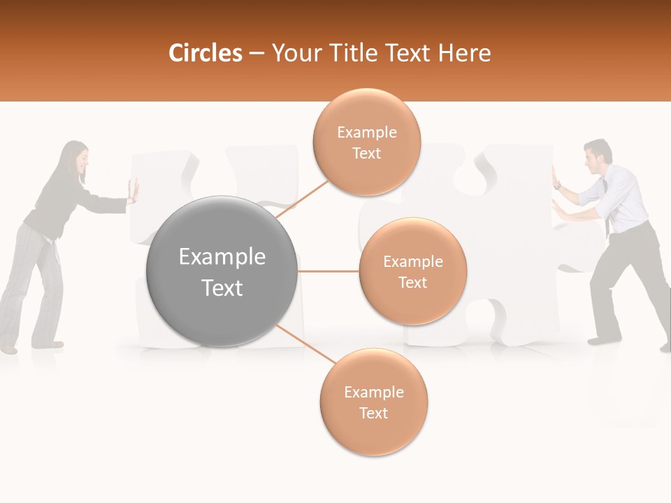 Challenge Puzzle Solved PowerPoint Template