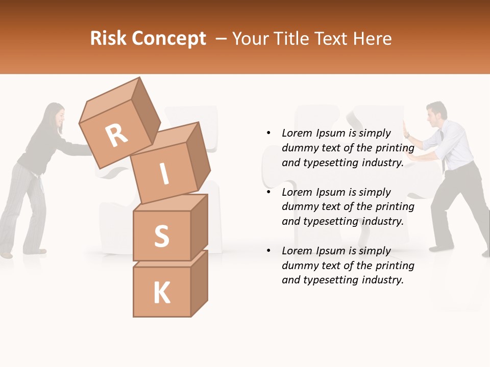 Challenge Puzzle Solved PowerPoint Template