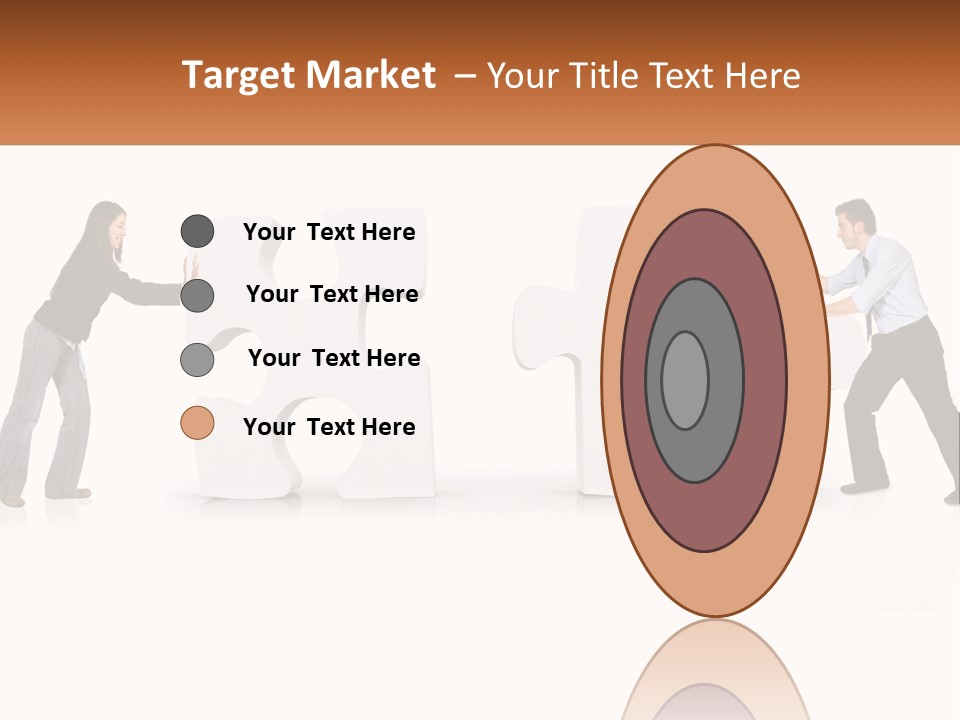 Challenge Puzzle Solved PowerPoint Template