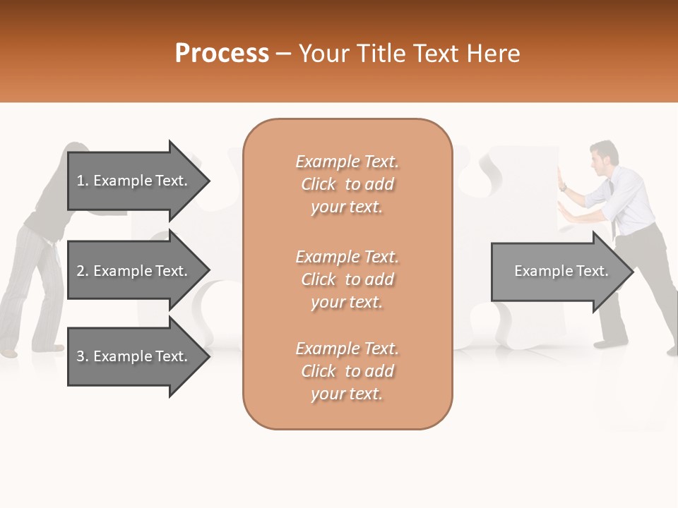 Challenge Puzzle Solved PowerPoint Template