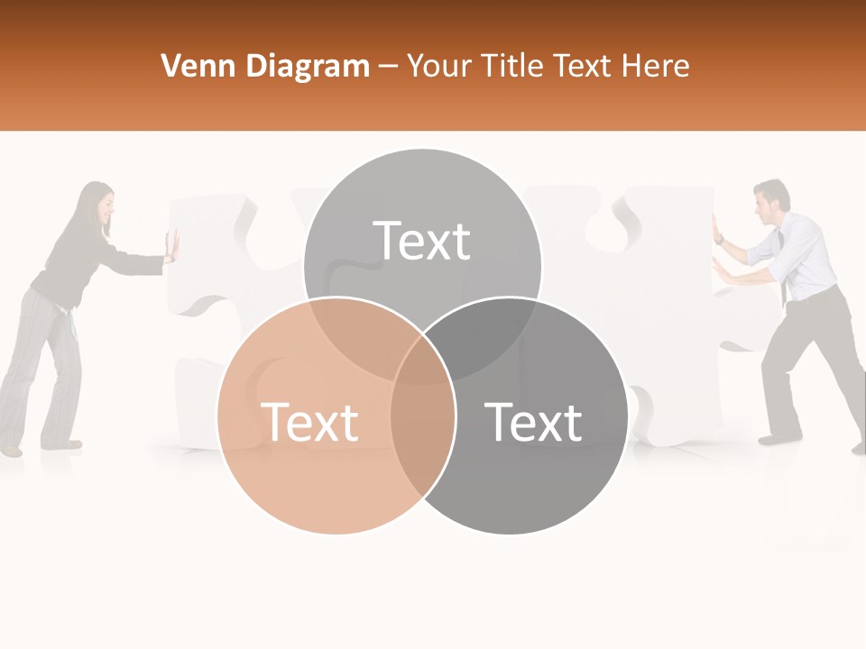 Challenge Puzzle Solved PowerPoint Template