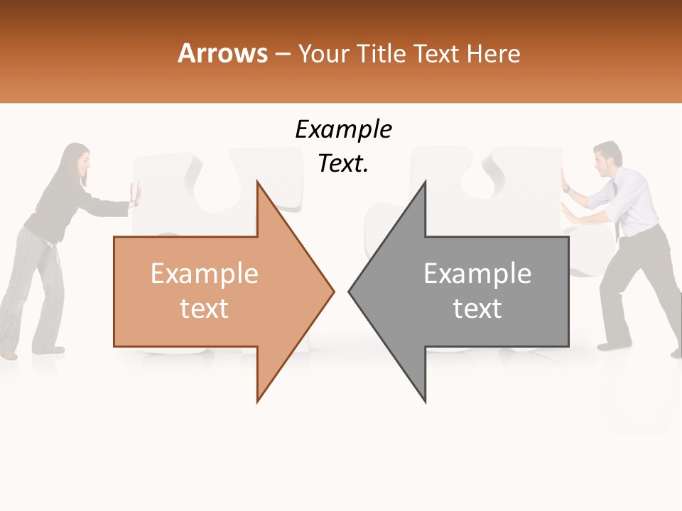 Challenge Puzzle Solved PowerPoint Template