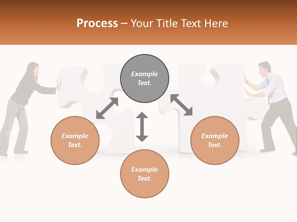 Challenge Puzzle Solved PowerPoint Template