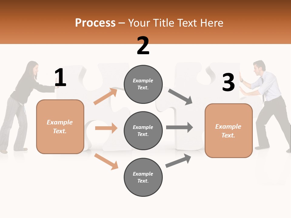 Challenge Puzzle Solved PowerPoint Template
