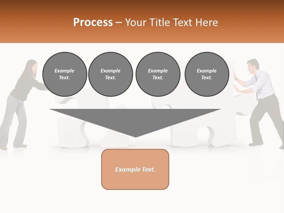 Challenge Puzzle Solved PowerPoint Template
