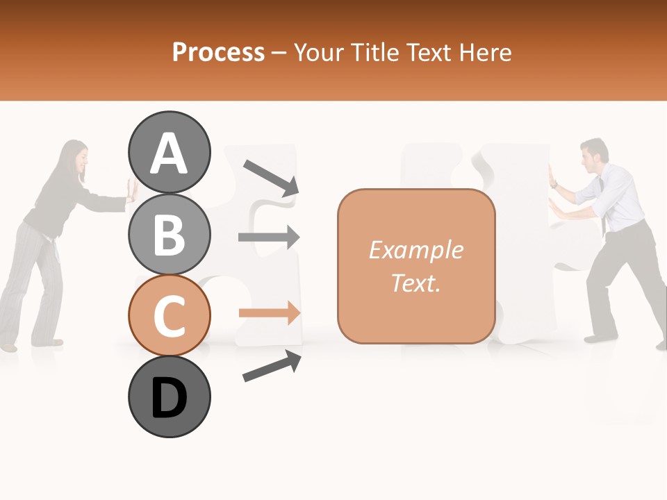 Challenge Puzzle Solved PowerPoint Template