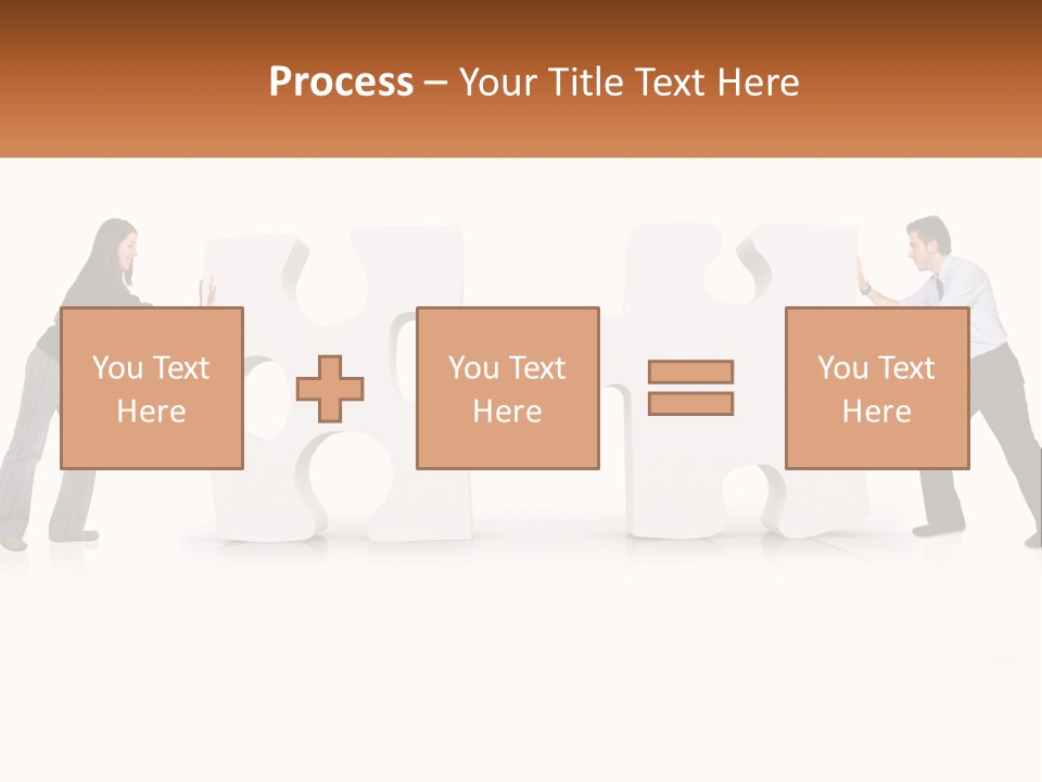 Challenge Puzzle Solved PowerPoint Template
