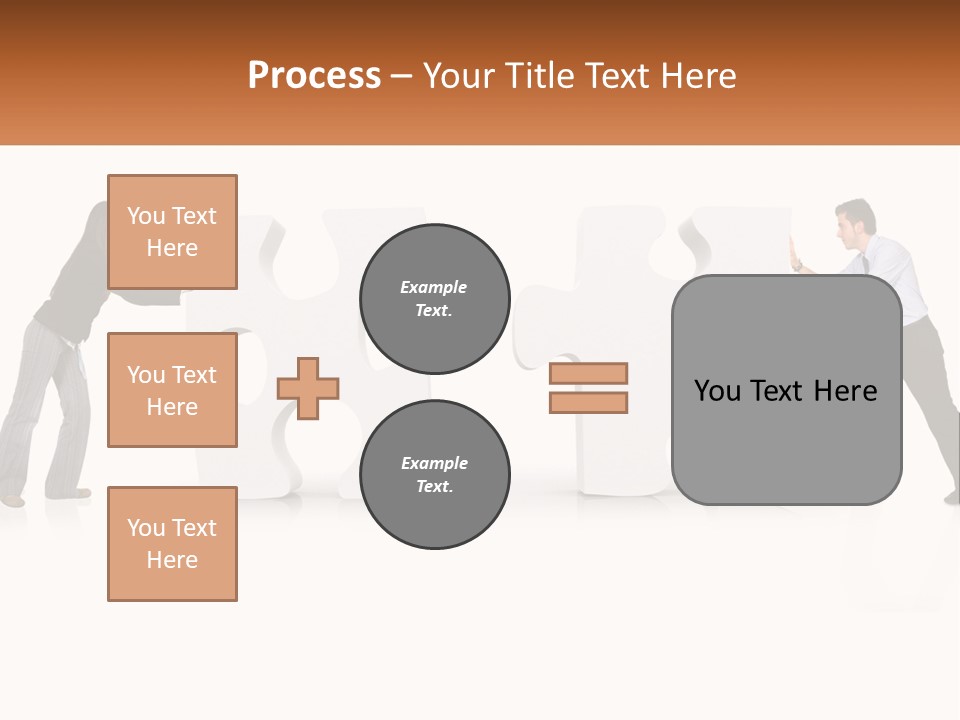 Challenge Puzzle Solved PowerPoint Template