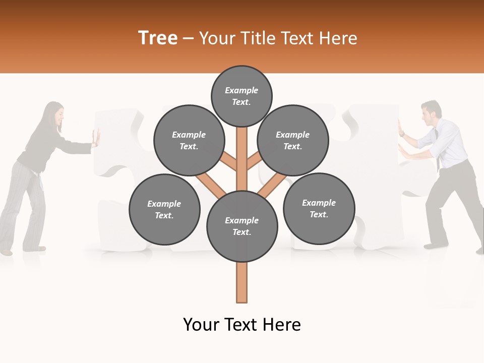 Challenge Puzzle Solved PowerPoint Template