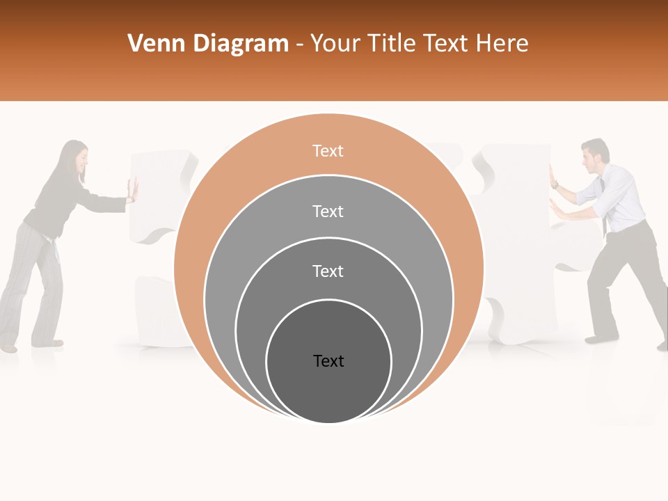 Challenge Puzzle Solved PowerPoint Template
