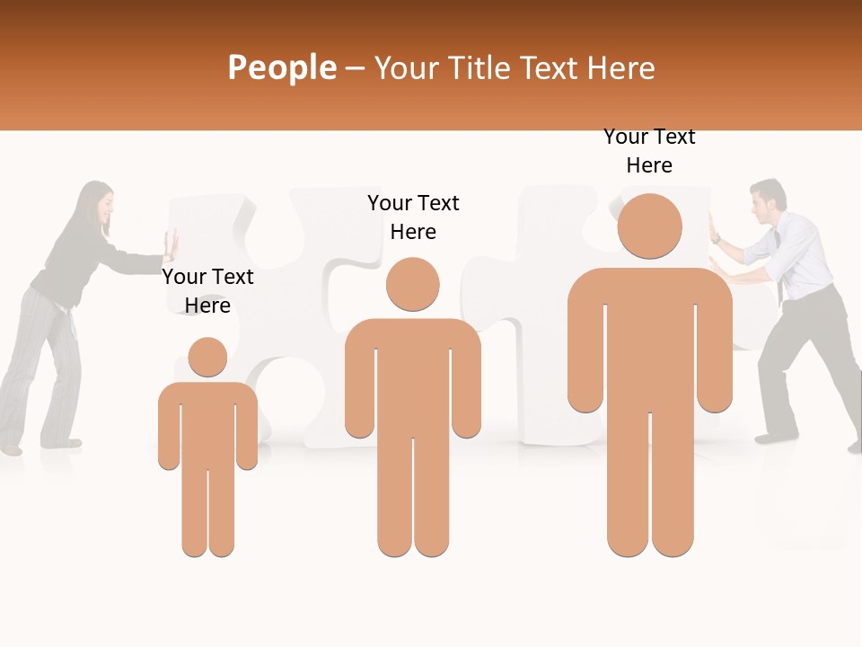 Challenge Puzzle Solved PowerPoint Template