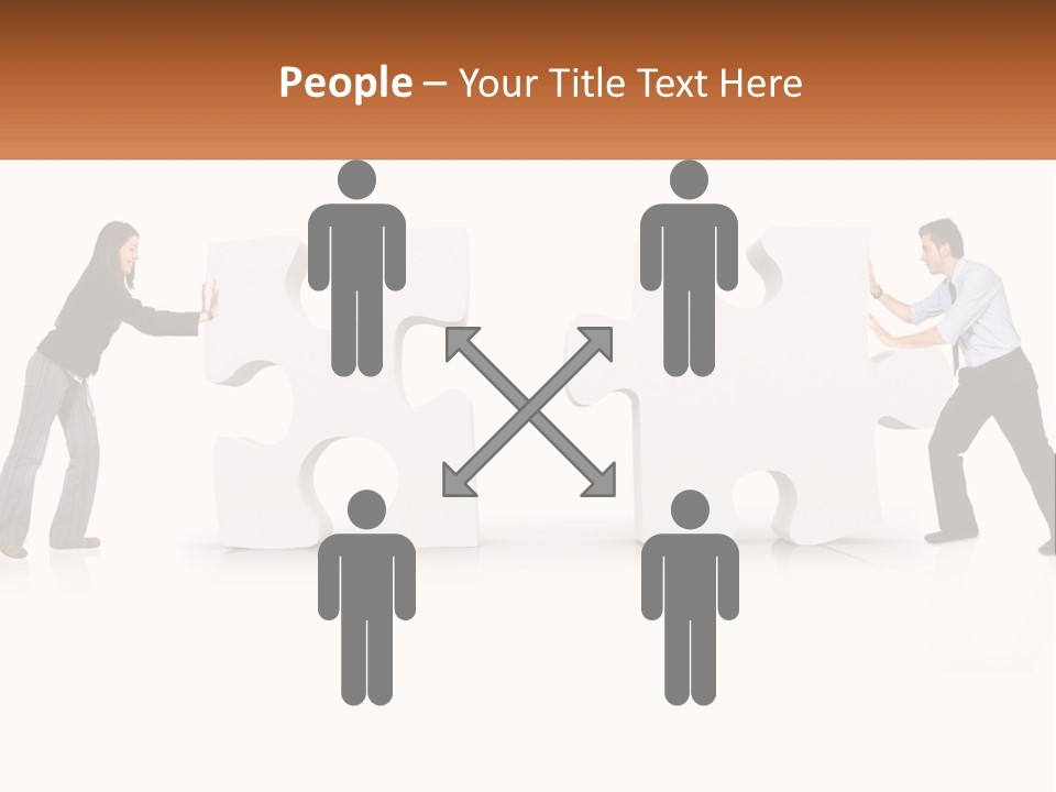 Challenge Puzzle Solved PowerPoint Template