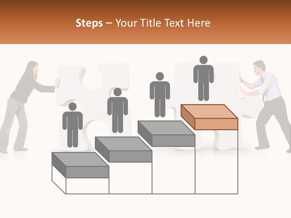 Challenge Puzzle Solved PowerPoint Template