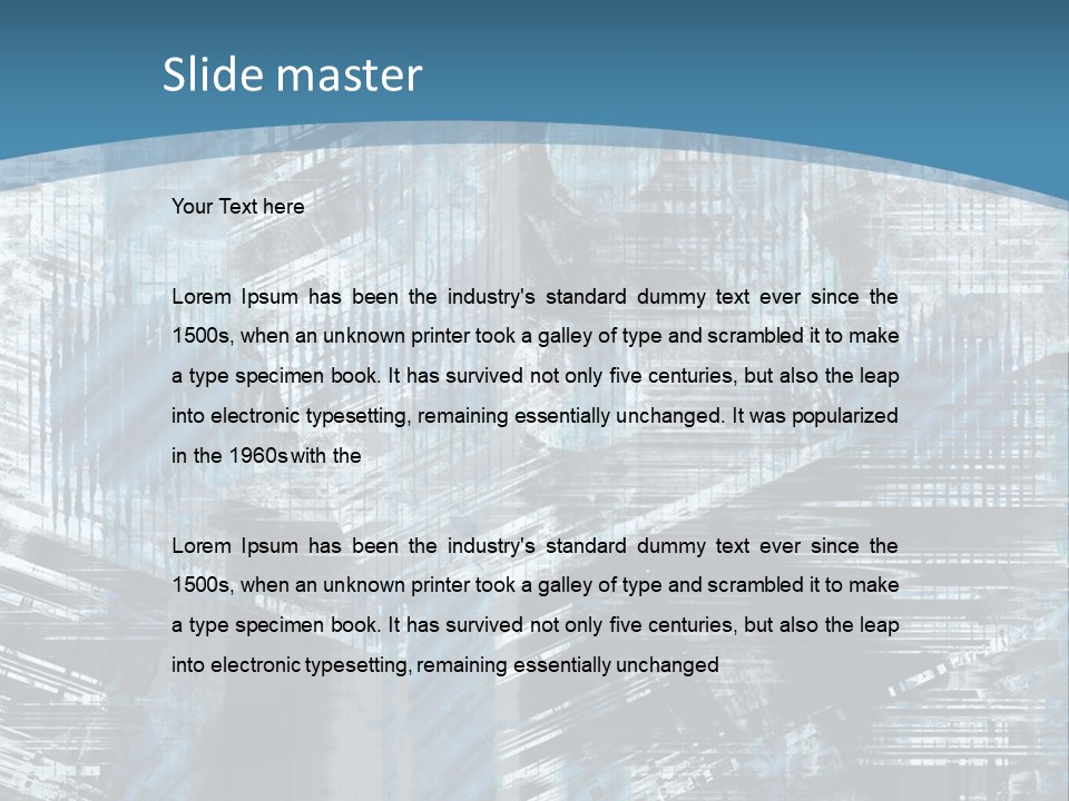 Aged Poster Textured PowerPoint Template