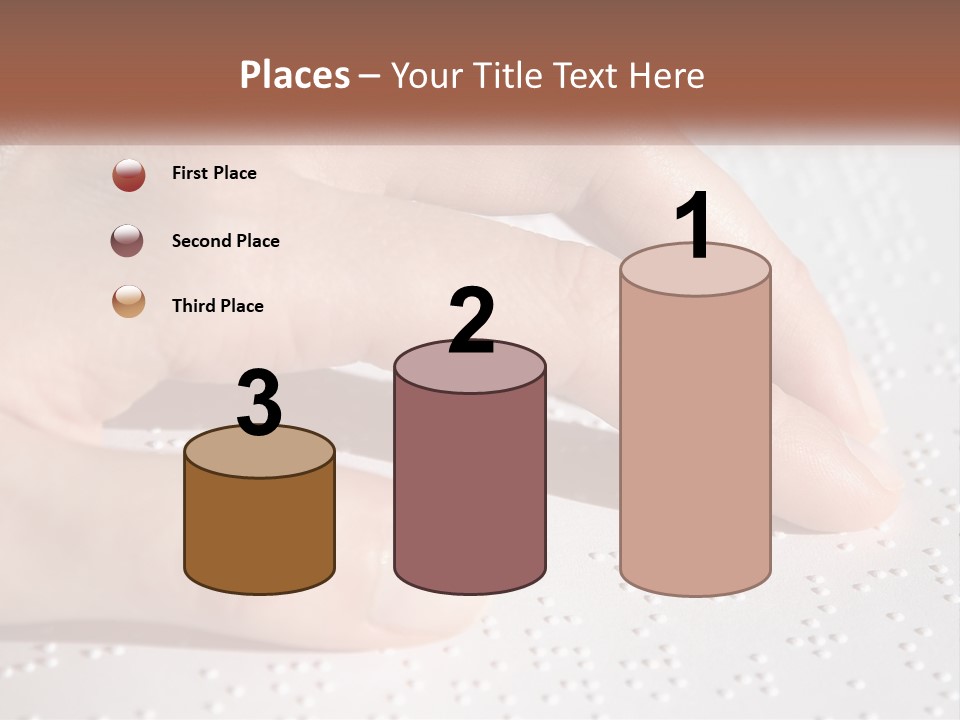 A Person's Hand On Top Of A Piece Of Paper PowerPoint Template