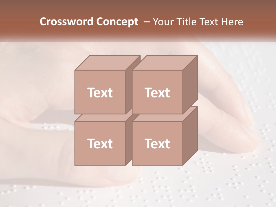 A Person's Hand On Top Of A Piece Of Paper PowerPoint Template