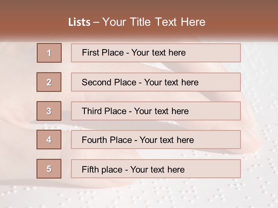 A Person's Hand On Top Of A Piece Of Paper PowerPoint Template