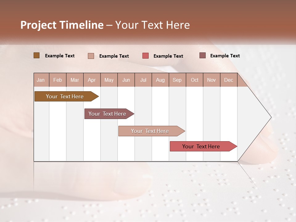 A Person's Hand On Top Of A Piece Of Paper PowerPoint Template