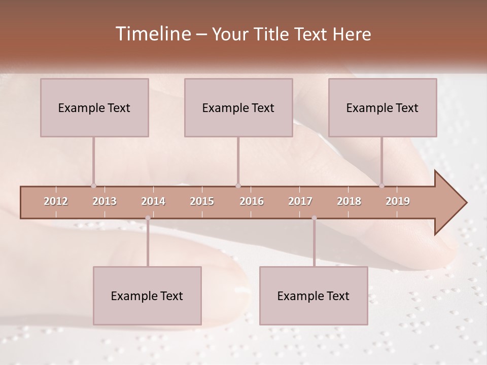 A Person's Hand On Top Of A Piece Of Paper PowerPoint Template