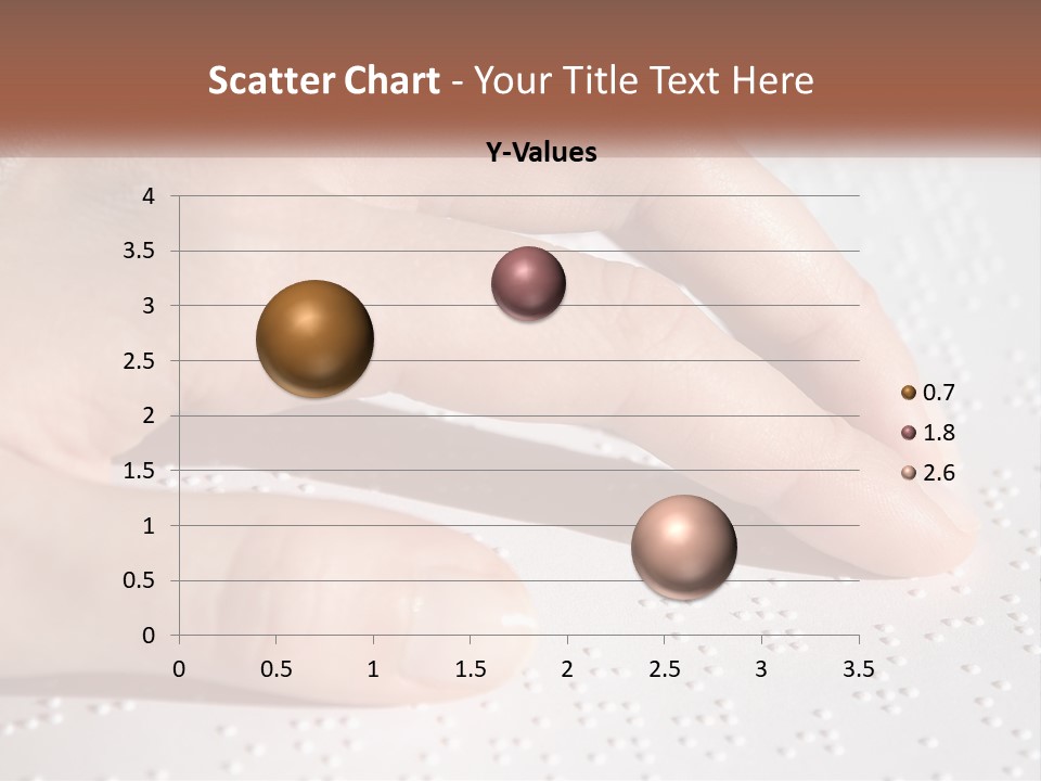 A Person's Hand On Top Of A Piece Of Paper PowerPoint Template