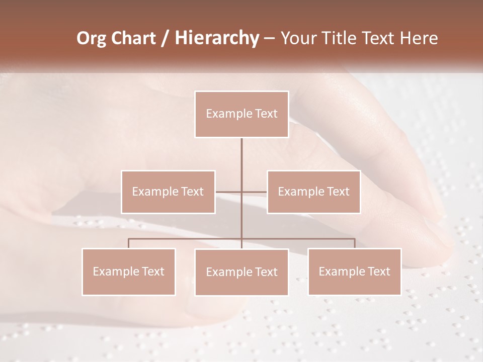 A Person's Hand On Top Of A Piece Of Paper PowerPoint Template