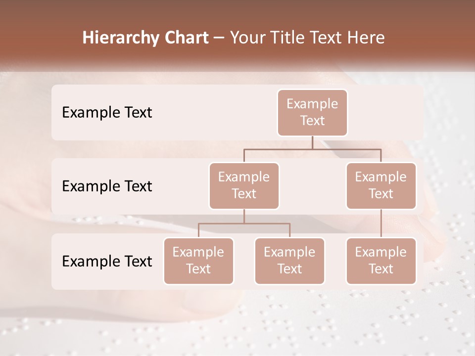 A Person's Hand On Top Of A Piece Of Paper PowerPoint Template