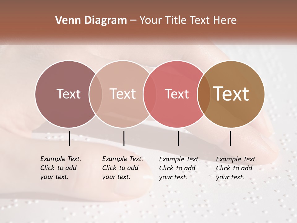 A Person's Hand On Top Of A Piece Of Paper PowerPoint Template