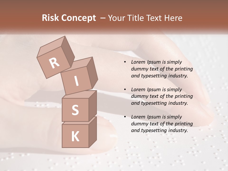 A Person's Hand On Top Of A Piece Of Paper PowerPoint Template