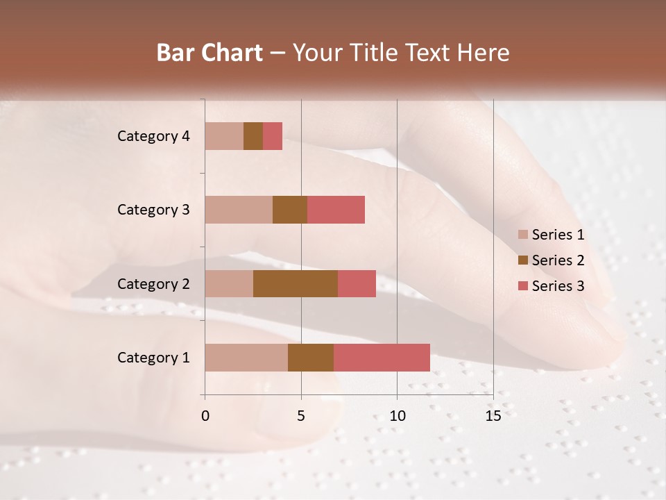 A Person's Hand On Top Of A Piece Of Paper PowerPoint Template