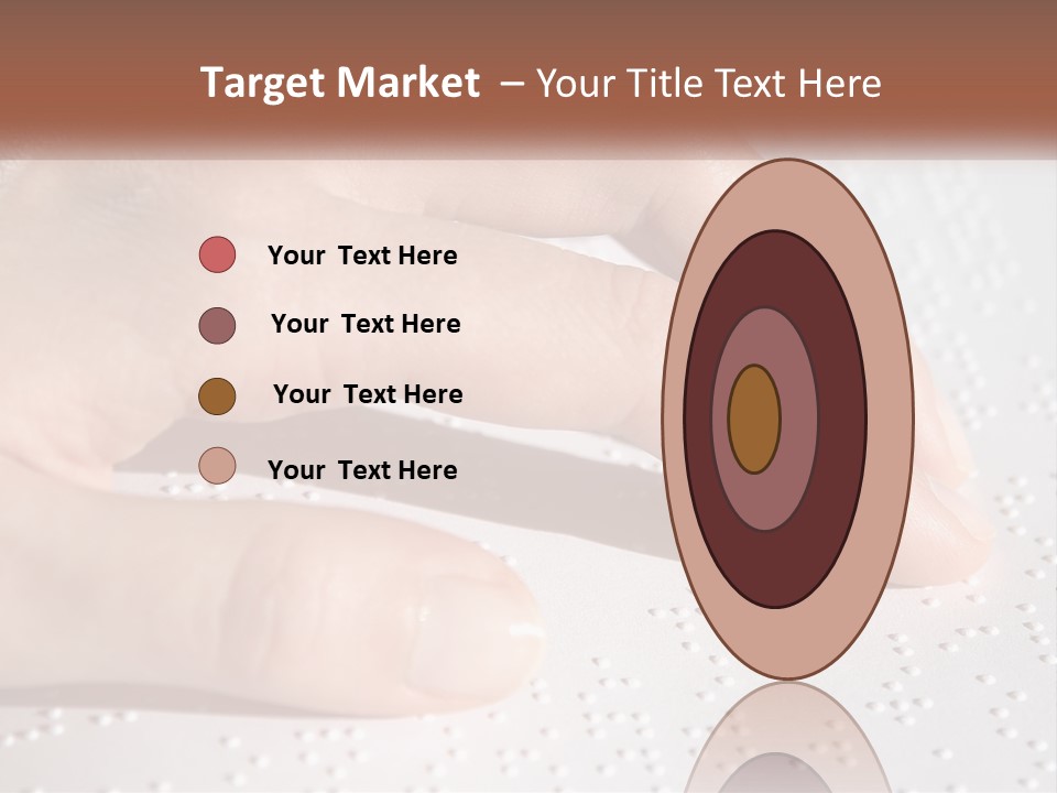 A Person's Hand On Top Of A Piece Of Paper PowerPoint Template