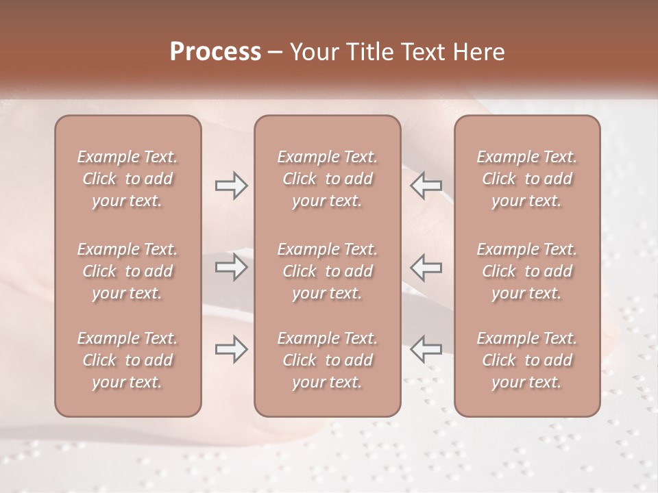 A Person's Hand On Top Of A Piece Of Paper PowerPoint Template