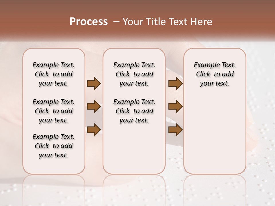 A Person's Hand On Top Of A Piece Of Paper PowerPoint Template