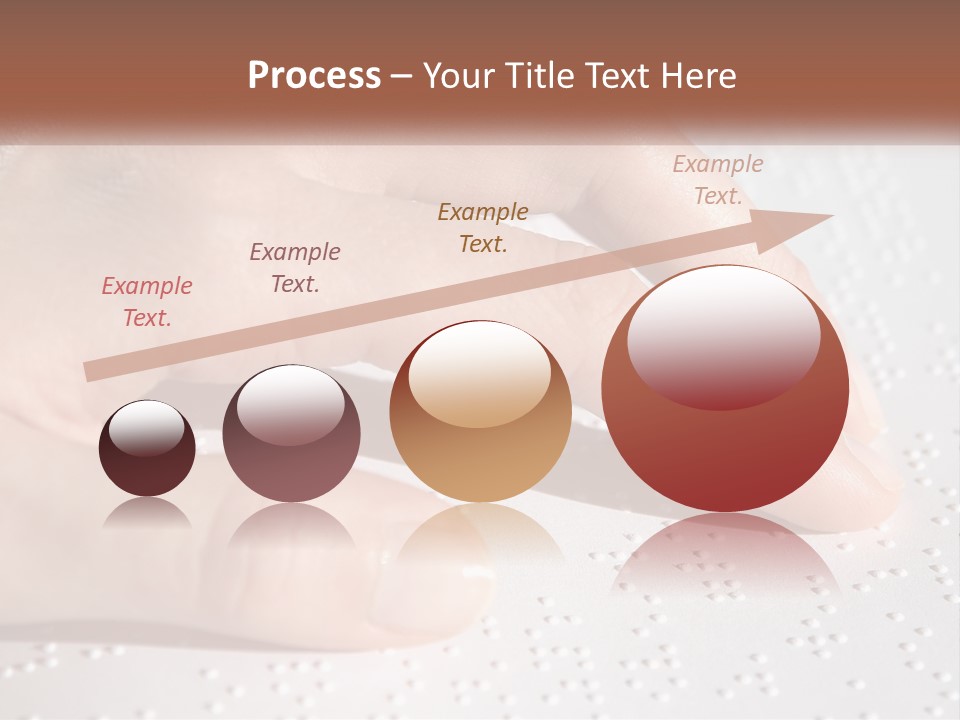 A Person's Hand On Top Of A Piece Of Paper PowerPoint Template