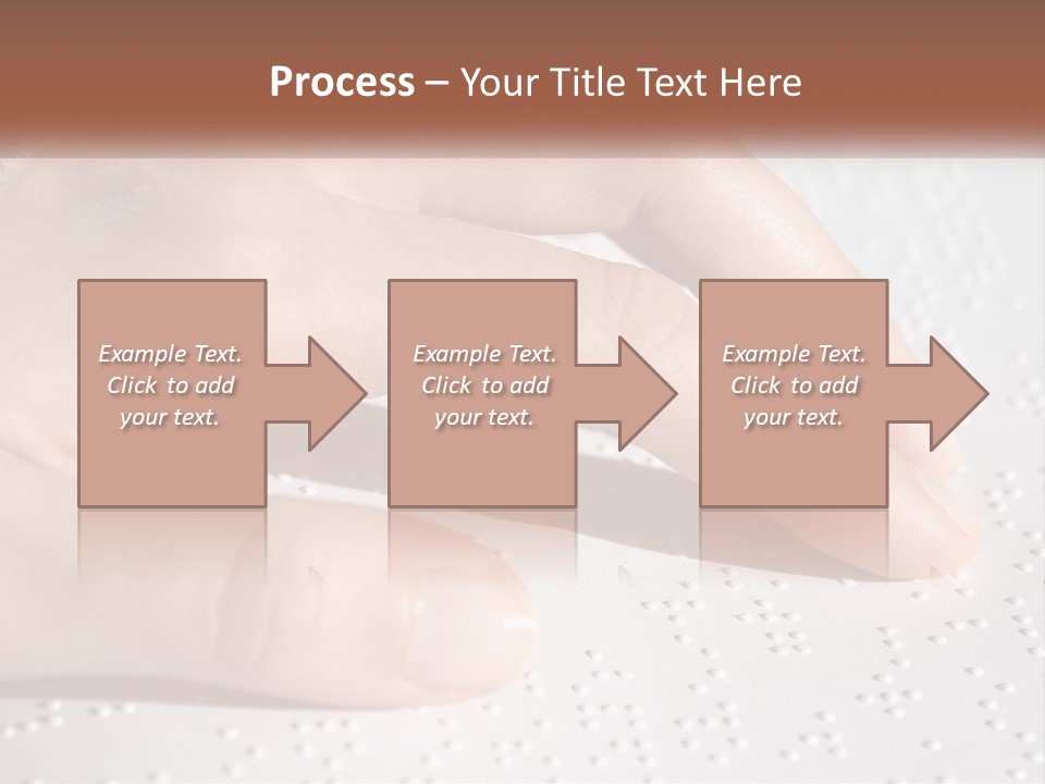 A Person's Hand On Top Of A Piece Of Paper PowerPoint Template