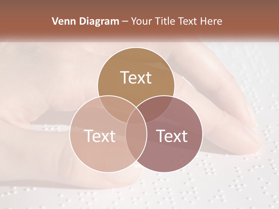 A Person's Hand On Top Of A Piece Of Paper PowerPoint Template