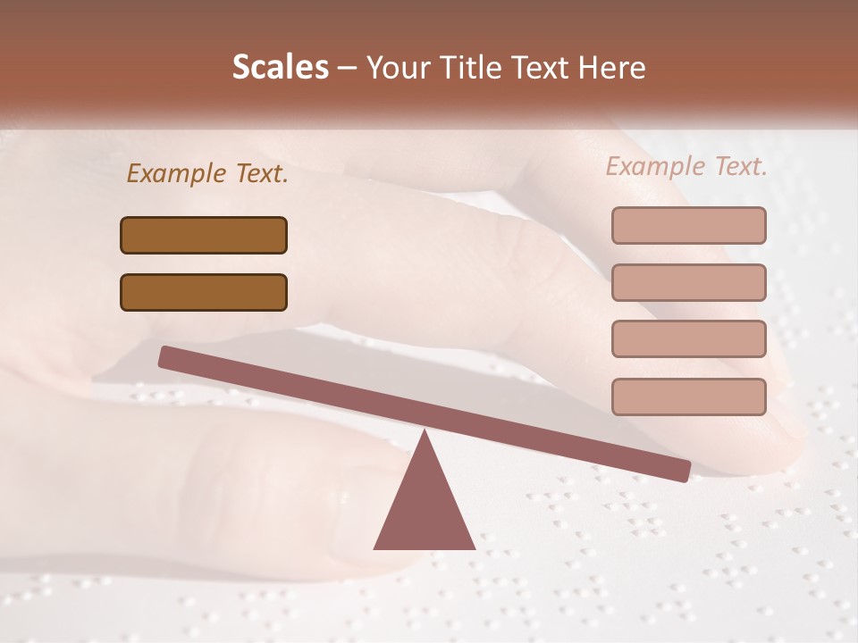 A Person's Hand On Top Of A Piece Of Paper PowerPoint Template