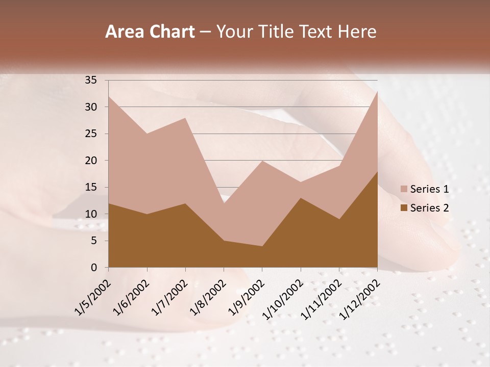 A Person's Hand On Top Of A Piece Of Paper PowerPoint Template