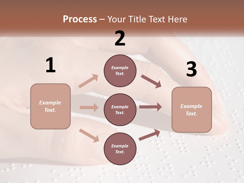 A Person's Hand On Top Of A Piece Of Paper PowerPoint Template