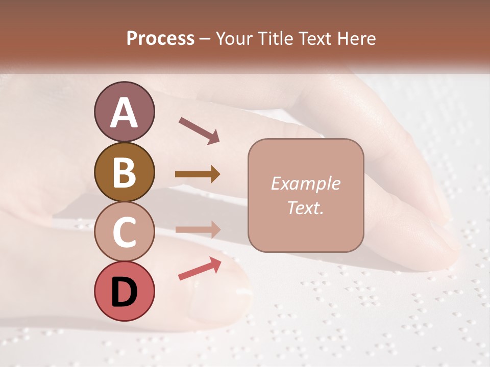 A Person's Hand On Top Of A Piece Of Paper PowerPoint Template