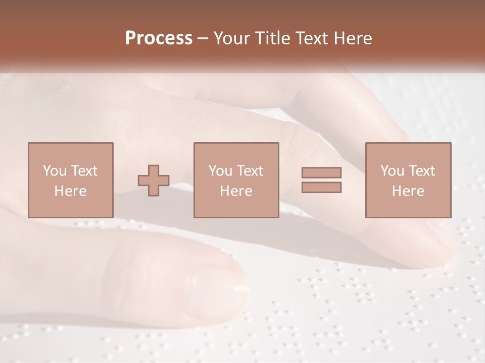 A Person's Hand On Top Of A Piece Of Paper PowerPoint Template