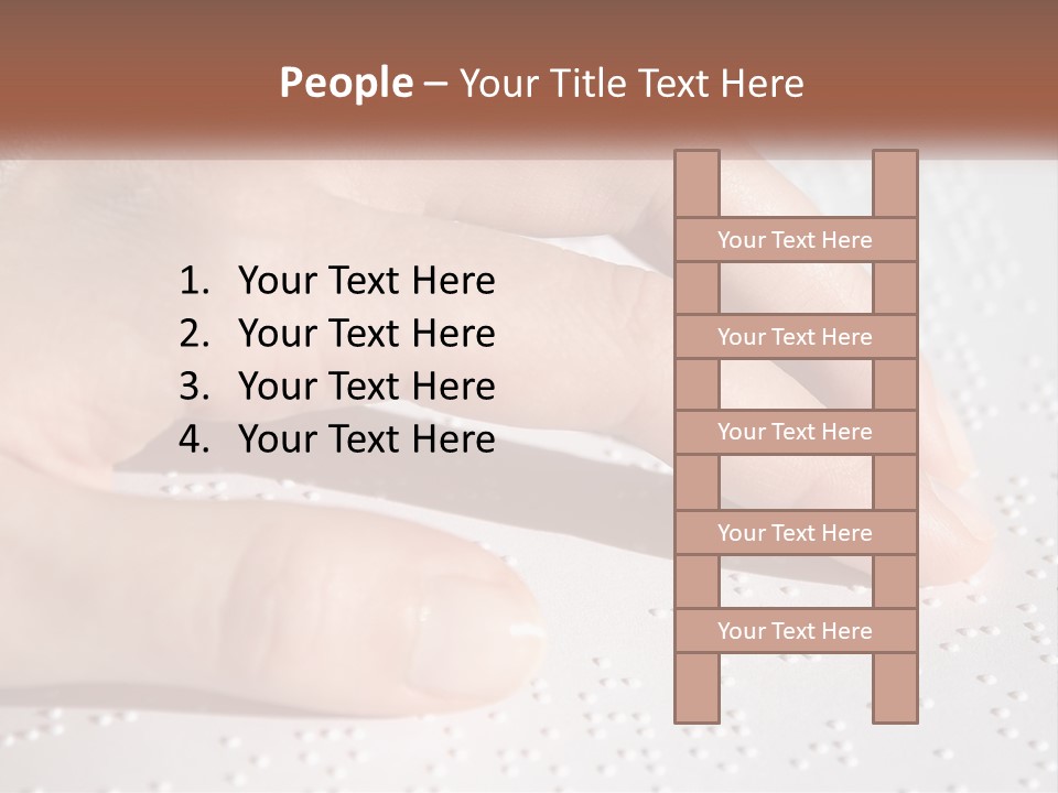 A Person's Hand On Top Of A Piece Of Paper PowerPoint Template