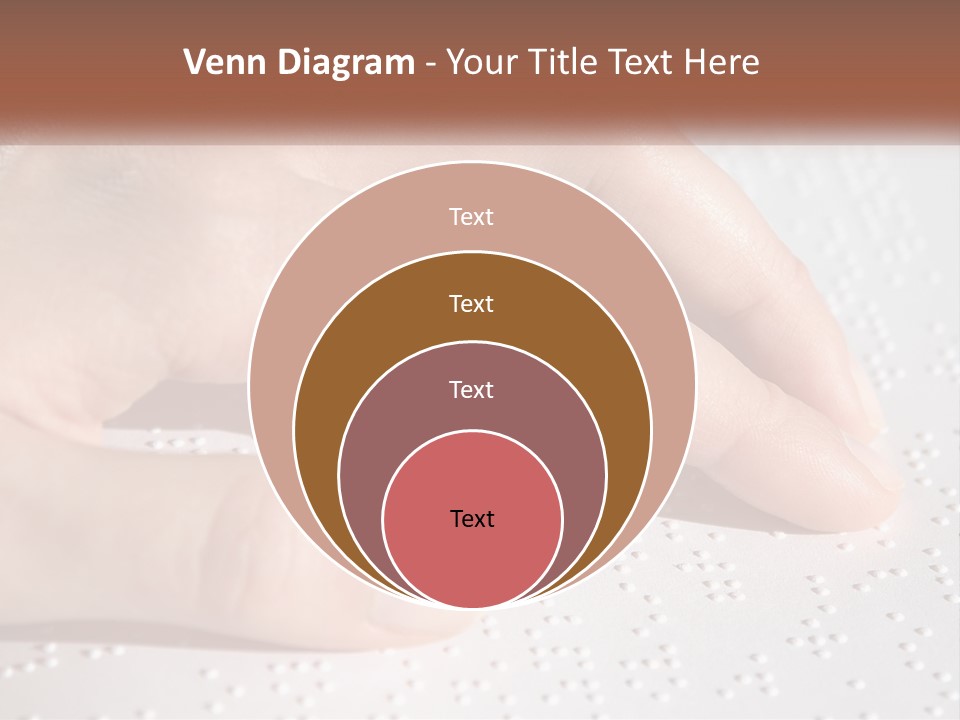 A Person's Hand On Top Of A Piece Of Paper PowerPoint Template