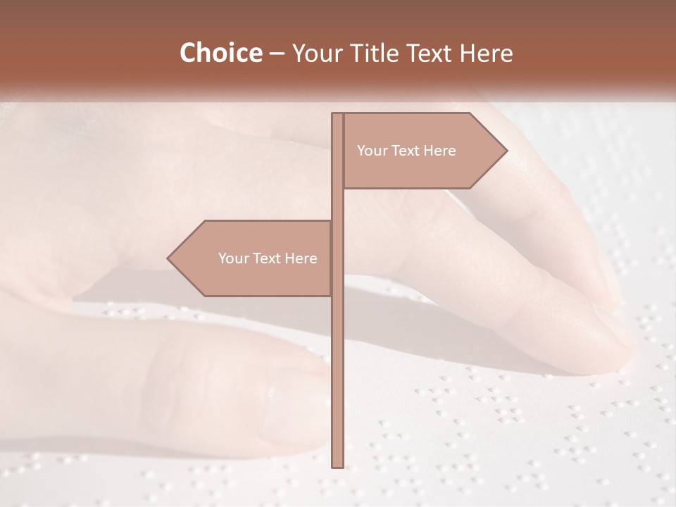 A Person's Hand On Top Of A Piece Of Paper PowerPoint Template