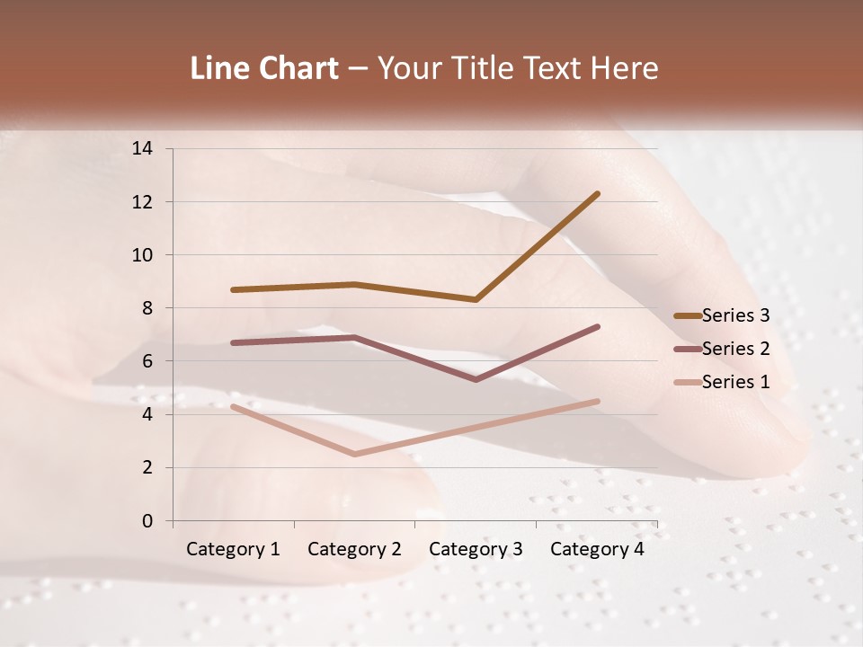 A Person's Hand On Top Of A Piece Of Paper PowerPoint Template