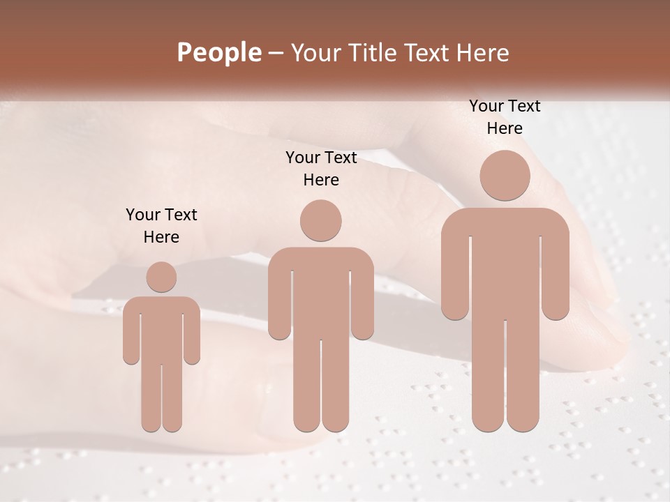 A Person's Hand On Top Of A Piece Of Paper PowerPoint Template