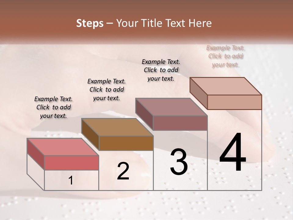A Person's Hand On Top Of A Piece Of Paper PowerPoint Template