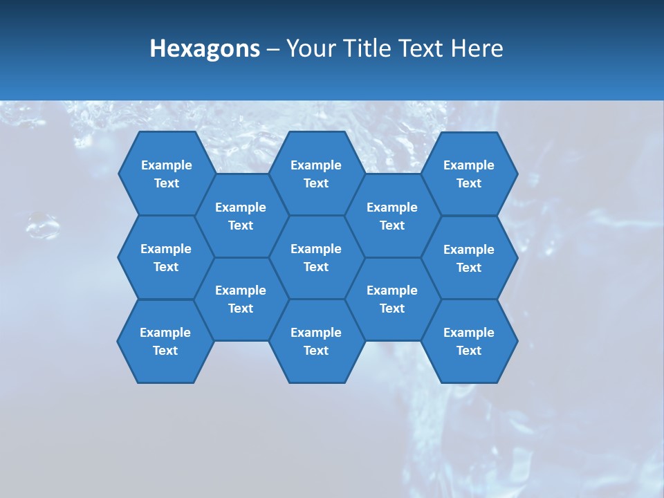 Drops Abstract Still PowerPoint Template