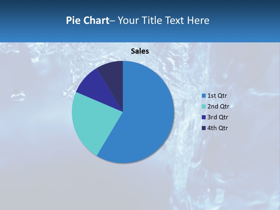 Drops Abstract Still PowerPoint Template