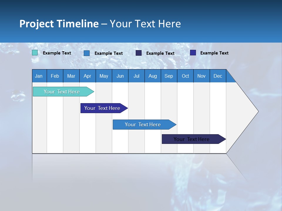 Drops Abstract Still PowerPoint Template